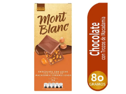 Chocolatina Montblanc Trozos F 80 g