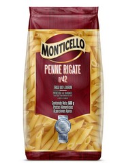 Pastas Monticello Penne Rigate X 500