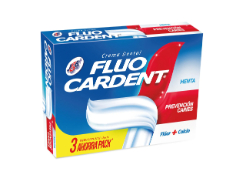 Crema dental. Fluo Cardent Menta X 3 112 g