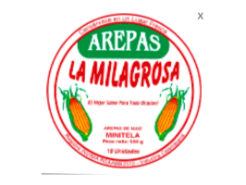 Arepas la Milagrosa Blancas X 20 1400 g