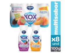 Yogurt Alpina Yox Std 100 g X 8 un