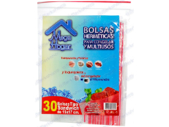 Bolsas Megahogar Cierre Facil X 30 un