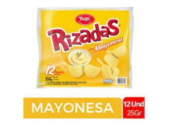 Papas Yupi Rizadas Mayonesa X 12 300 g