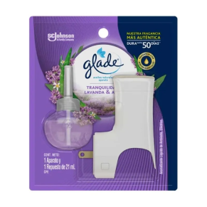 Ambientador Glade Aceites Lava Aloe+ele X 21