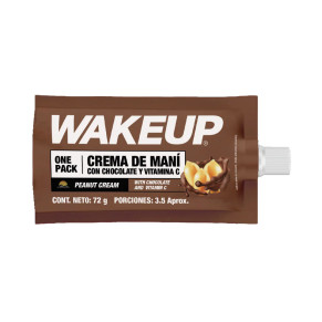 Crema de Maní Wakeup One Pack Choc 72 g
