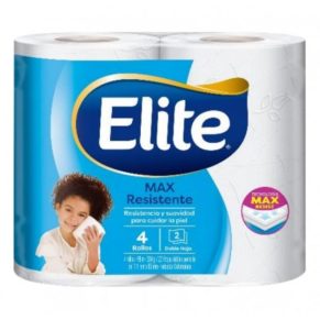 Papel higiénico. Elite Max 4 rollos 204 g