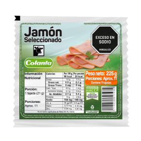 Jamon Colanta Seleccionado 225 g