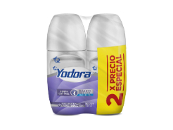 Desodorante Yodora Women Derma rollo 53 g X 2