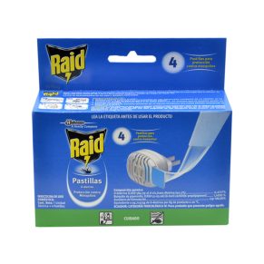 Insecticida Raid +electrica 4 und X 2.44