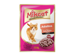 Pouche Mikcat Adulto Salmon 85 g