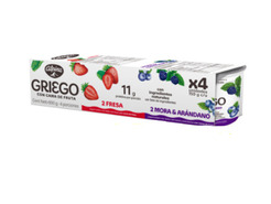 Yogurt Alpina Griego Cama Frutas X 150 X 4