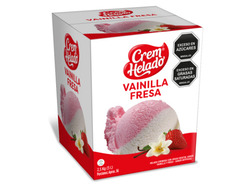 Crem Helado Helado Vainilla Fresa 5 l