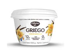 Yogurt Griego Alpina Vainilla 500 g
