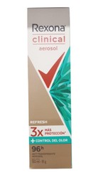 Desodorante Rexona Aerosol Clinical Refres 91 ml