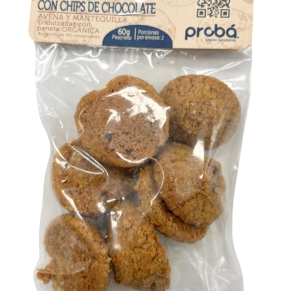 Galleta Avena Mini Chips Choco Proba X 60