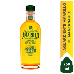 Aguardiente Amarillo 24° Manzan 750 ml