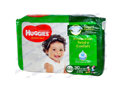 Pañales Huggies Active Sec E 3 X 25