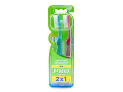 Cepillo Dental Pro Deluxe Limpieza X 2 un