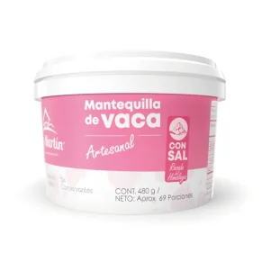 Mantequilla Vaca Artesa con Salx 480
