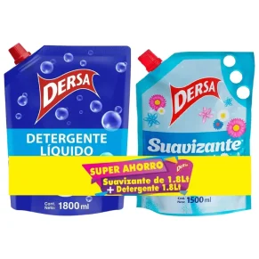 Detergente Dersa Líquido 1.8 l+suavx 1.5 l