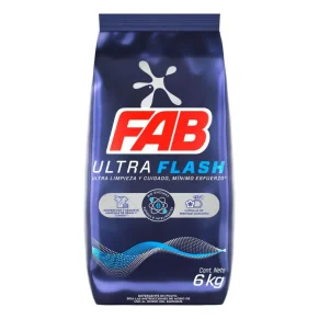 Detergente Fab Ultra Flash X 6 kg