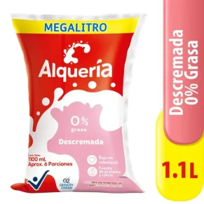 Leche Descre 0 Grasa Alqueria 1100 ml