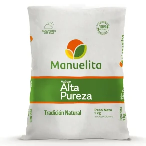 Azúcar Manuelita Blanca Alta Pureza 1 kg