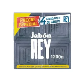 Jabón Rey en Barra 4 und 1.200 g