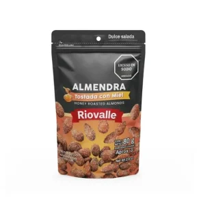 ALMENDRA RIOVALLE TOSTAD CON MIEL X 80 G