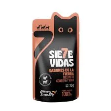 ALIMENTO 7 VIDAS TROZOS TIERRA X 75 G