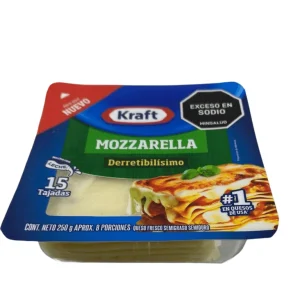 QUESO TIPO MOZZARELLA KRAFT DERRET X 250