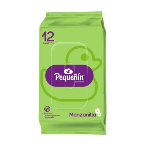 PAÑITOS PEQUEÑIN MANZANILLA X 12 UND