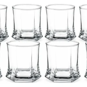 VASOS CRISTAR VIVALDI ROCKS X 8 UND