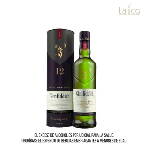 WHISKY GLENFIDDICH 12 ORIGINAL X 750 ML