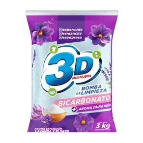 DETERGENTE 3D MULTIUSOS LAVANDA X 3 KG